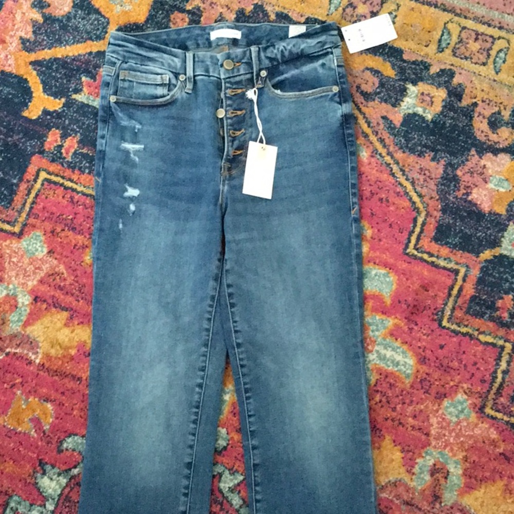 Good American good legs straight 6-12